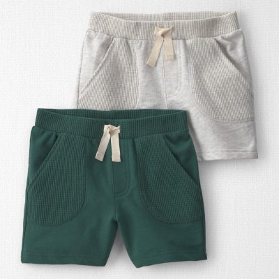 Toddler 2-Pack French Terry Shorts Made with Organic Cotton