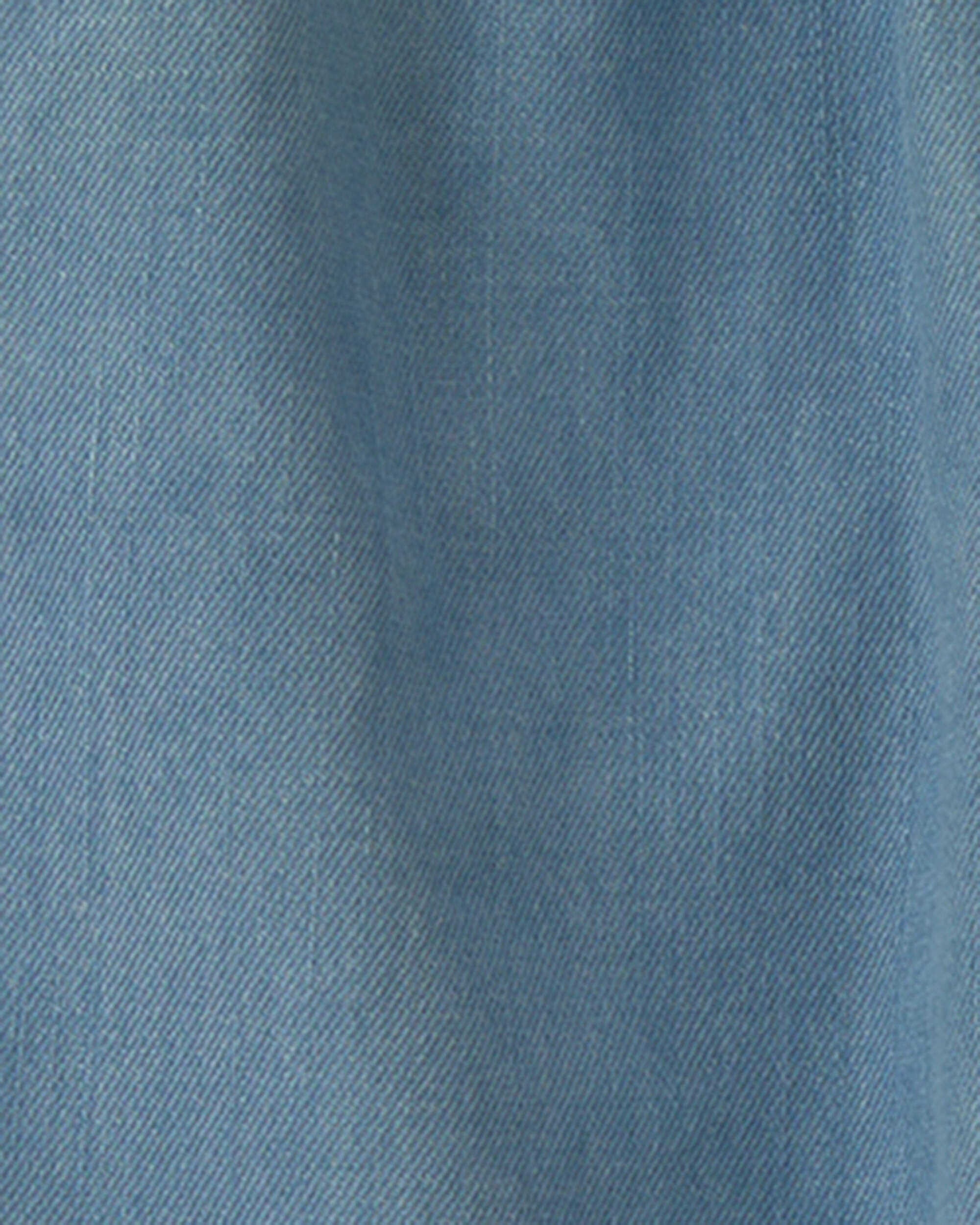Toddler Boy Chambray Straight-Leg Pant - Light Wash - Image 4