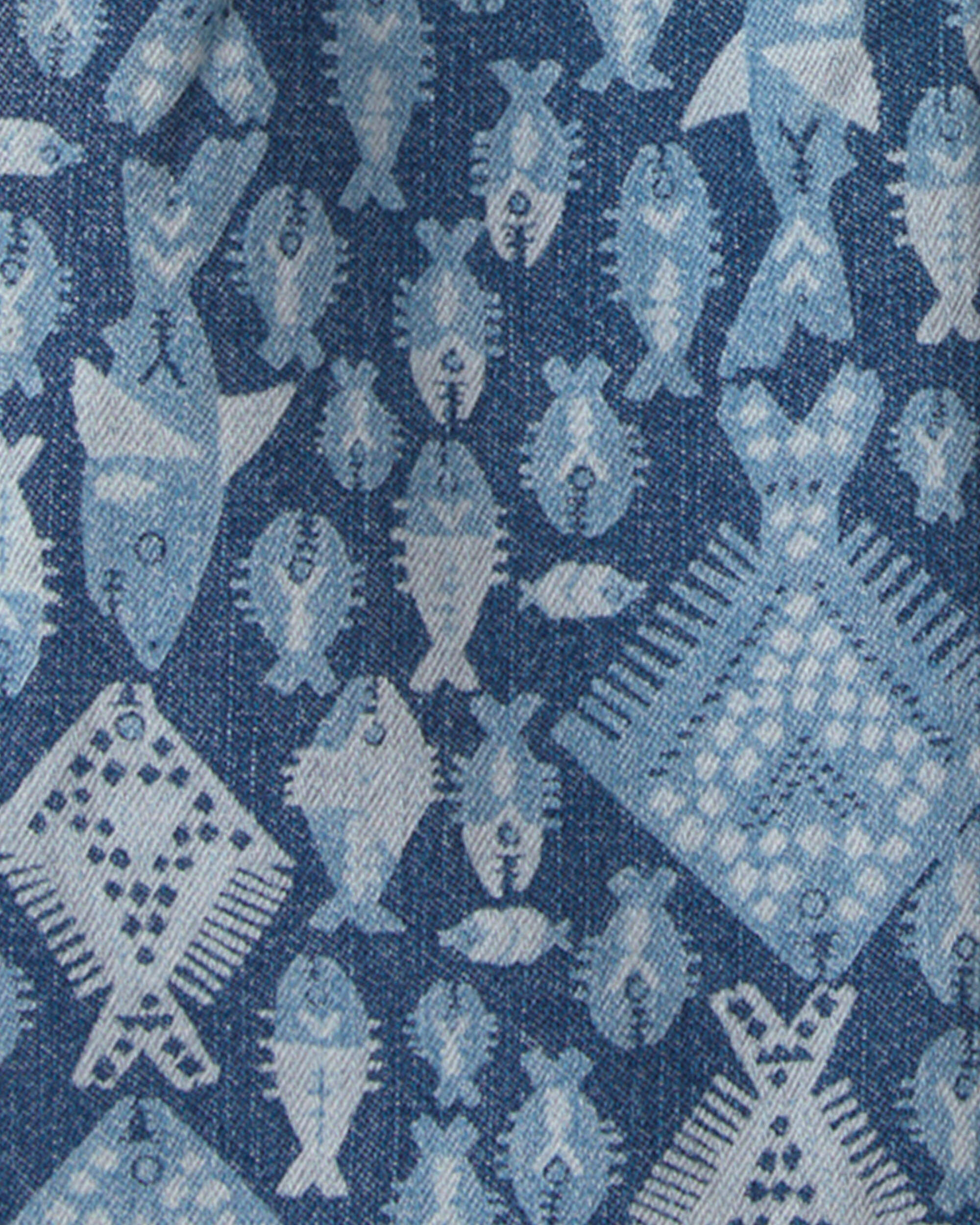 Toddler Boy Fish Denim Chambray Shorts - Image 4