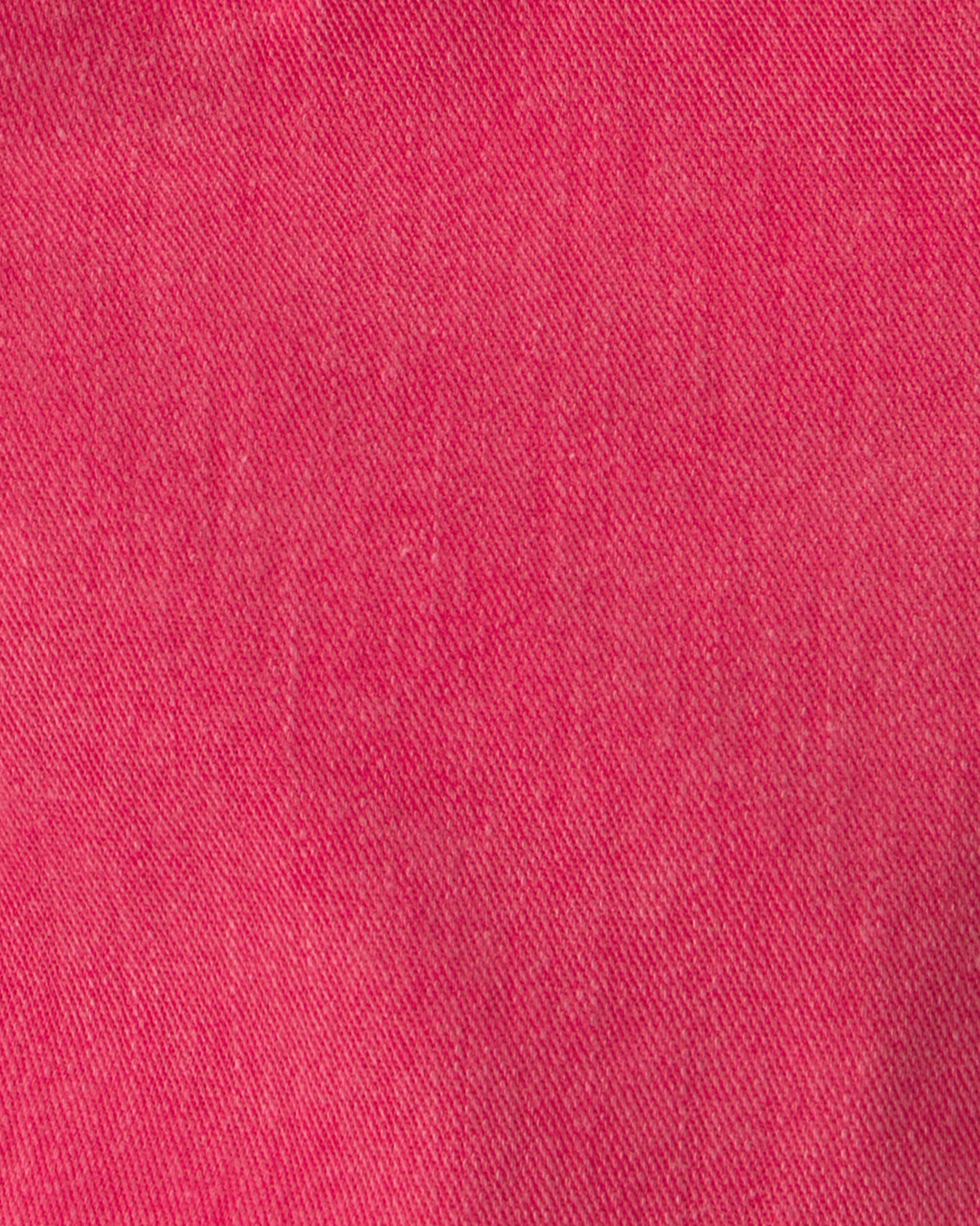 Toddler Boy Stretch Twill Shorts - Red - Image 4