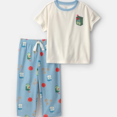 Toddler Boy Juice Box Short-Sleeve 2-Piece Pajama Set