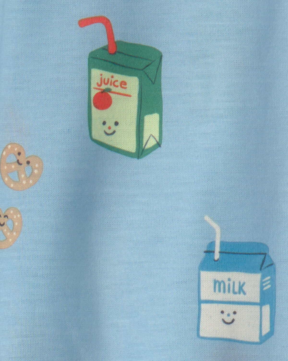 Toddler Boy Juice Box Short-Sleeve 2-Piece Pajama Set - Image 3