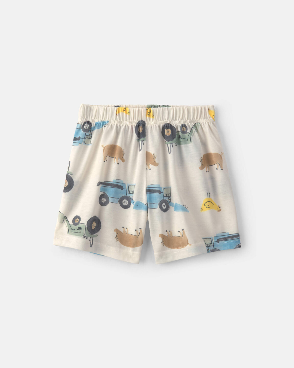 Toddler Boy 2-Piece Farm Short-Sleeve Pajama Set - Image 2
