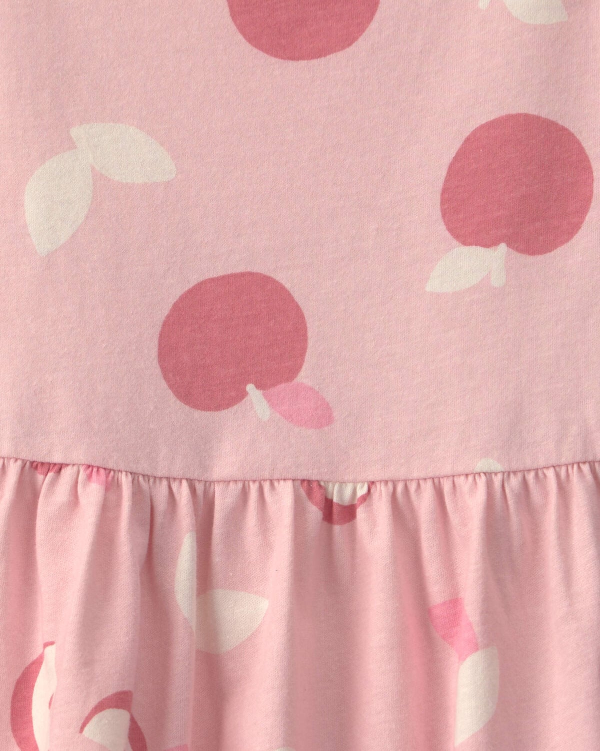 Toddler Girl Apple Short-Sleeve Dress - Pink - Image 3
