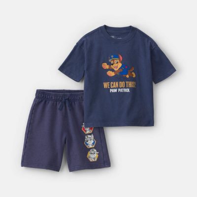 Toddler Boy 2-Piece PAW Patrol® Short-Sleeve Top & Short Set - Navy