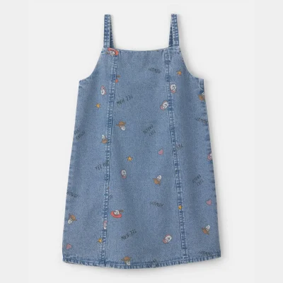 Toddler Girl Pixar© Toy Story Chambray Dress - Medium Wash