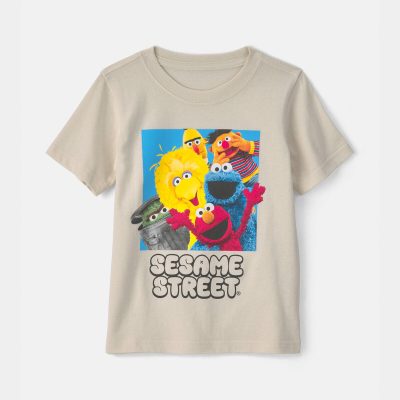 Toddler Sesame Street™ Graphic Tee - Cream