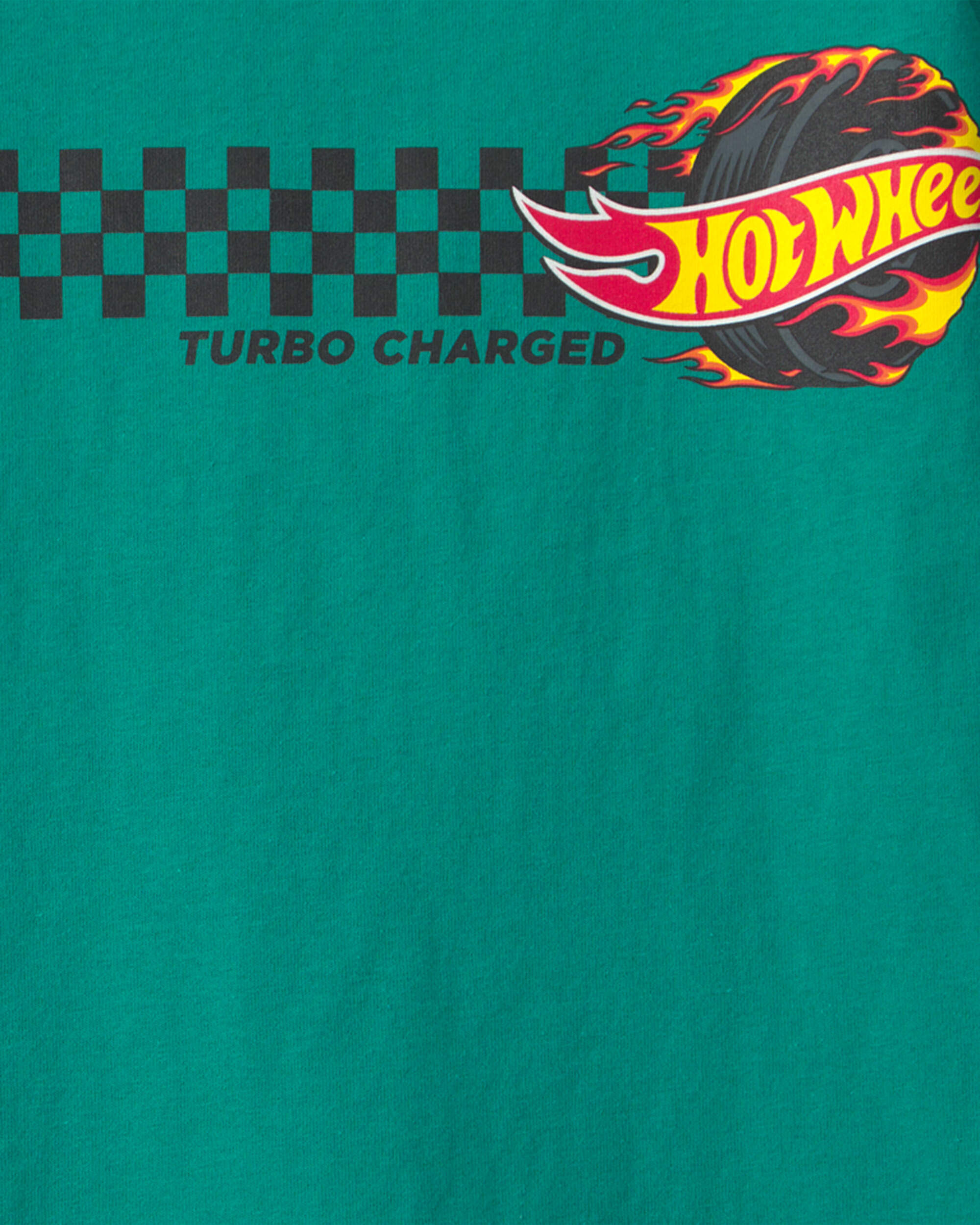 Toddler Boy Hot Wheels™ Graphic Tee - Green - Image 3