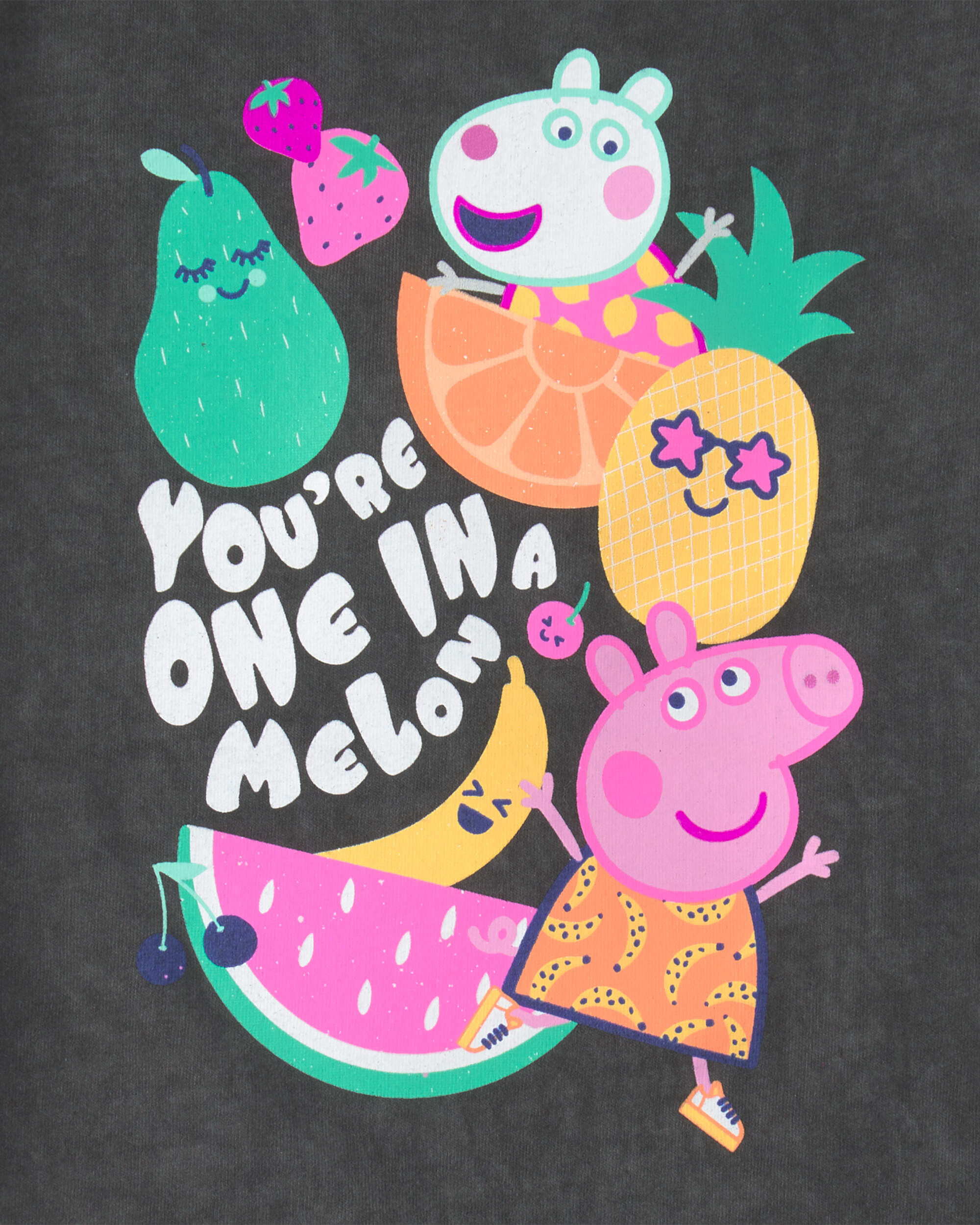 Toddler Girl Peppa Pig Graphic Tee - Grey - Image 3