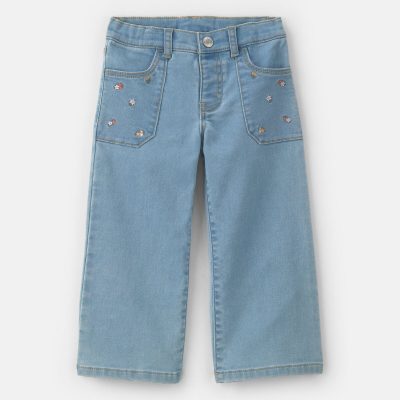 Toddler Girl Wide-Leg Jeans - Light Wash