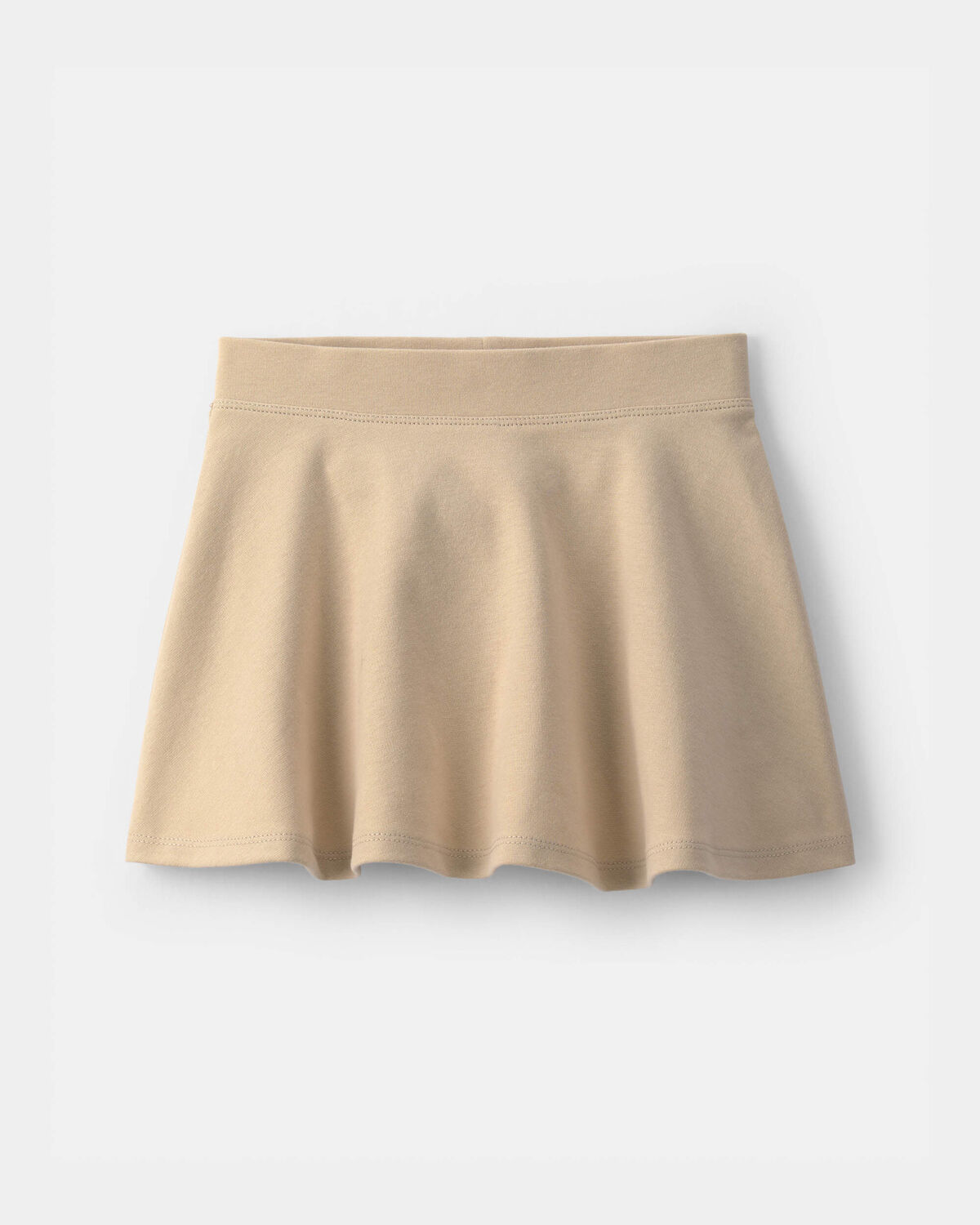Toddler Girl Uniform Ponte Skort - Khaki