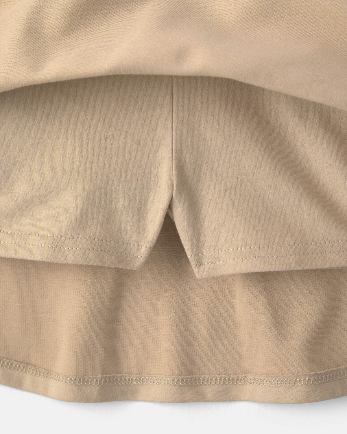 Toddler Girl Uniform Ponte Skort - Khaki - Image 2