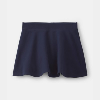 Toddler Girl Uniform Ponte Skort - Navy