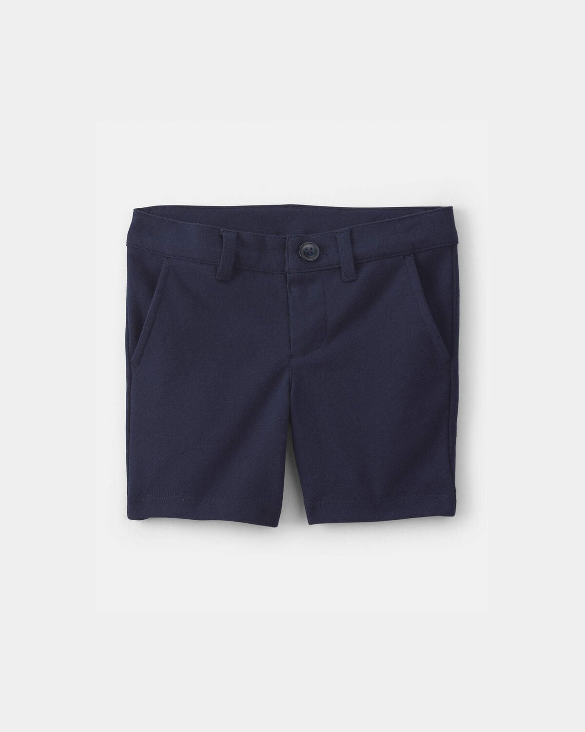 Toddler Girl Uniform Ponte Knit Shorts - Navy