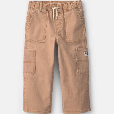 Toddler Boy Carpenter Pants - Brown