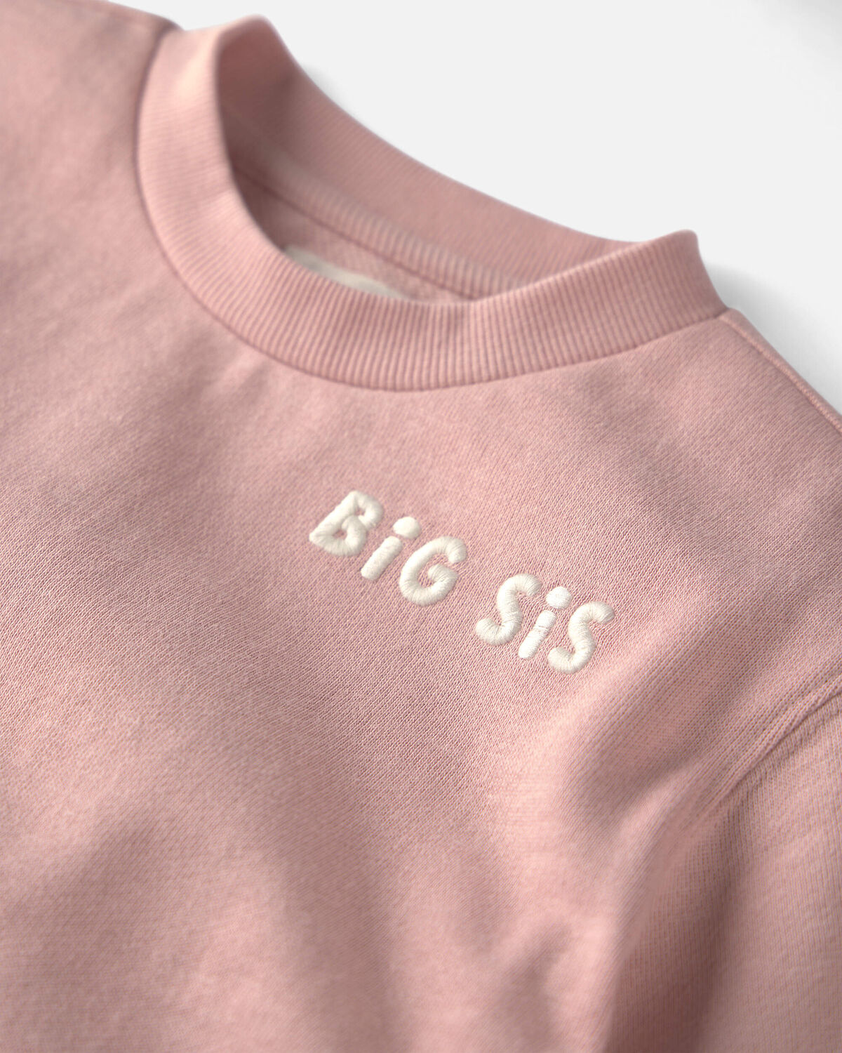 Toddler Girl Organic Cotton Big Sis Pullover - Image 3