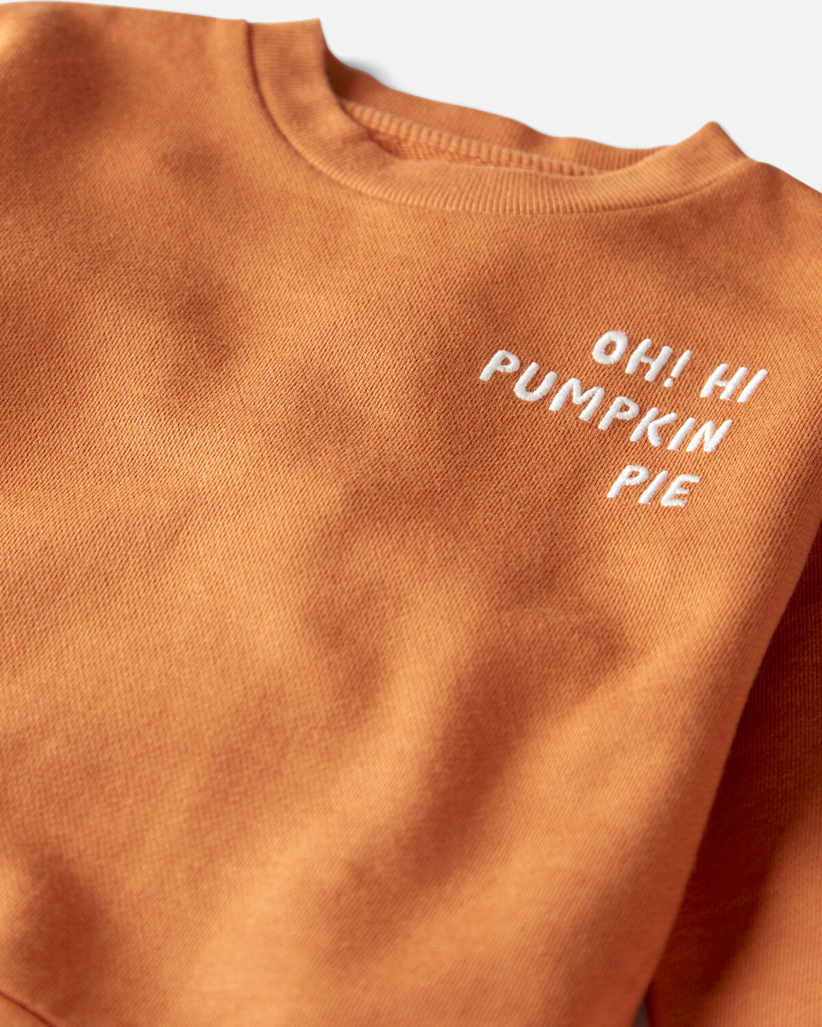 Toddler Organic Cotton Pumpkin Pie Pullover - Image 2