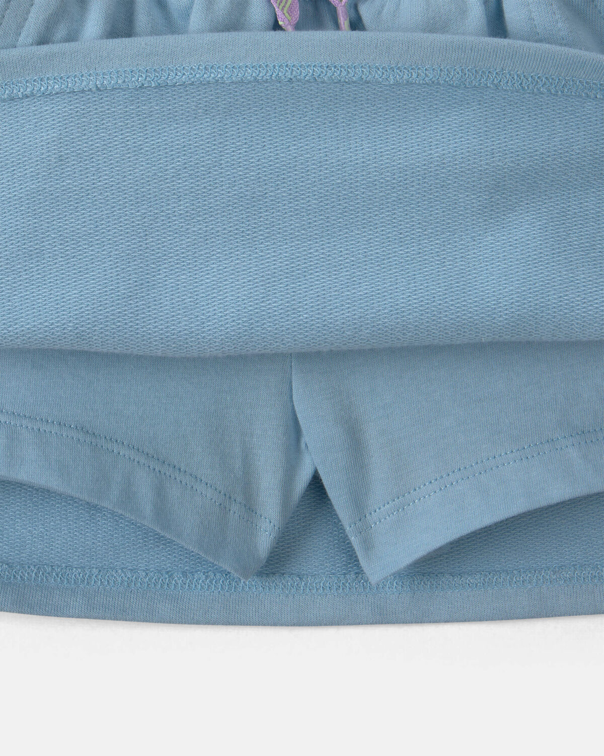 Toddler Girl French Terry Skort - Blue - Image 2