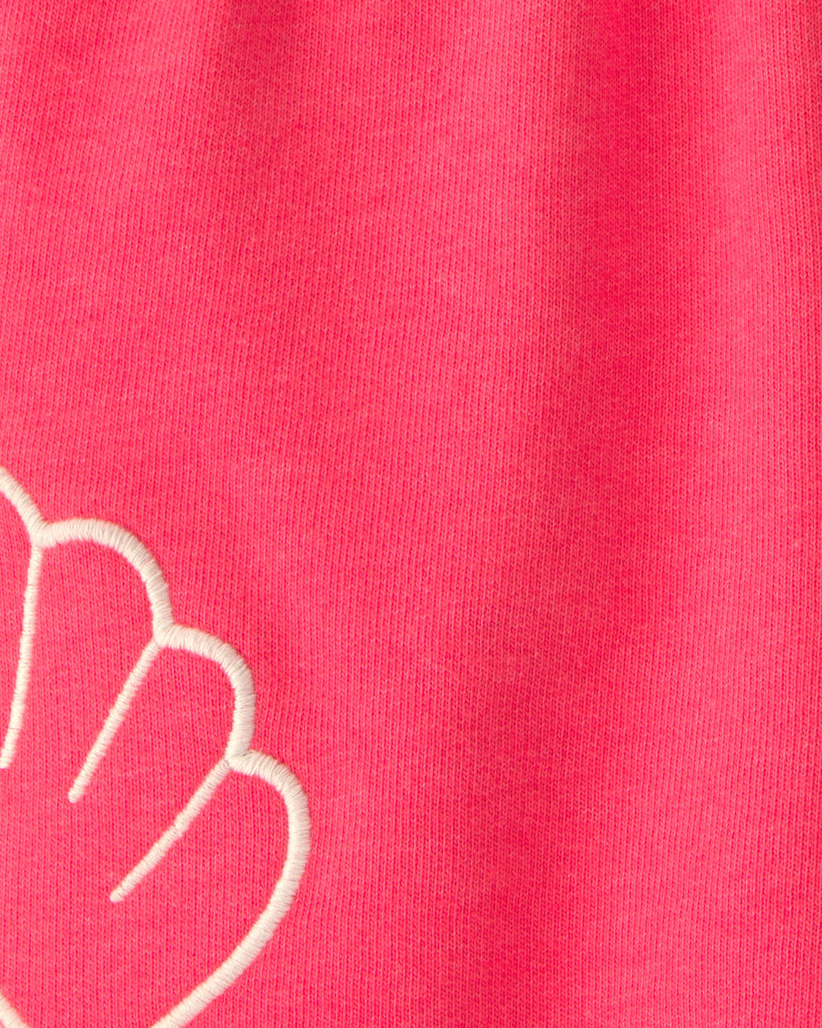 Toddler Girl Shell French Terry Shorts - Coral - Image 4