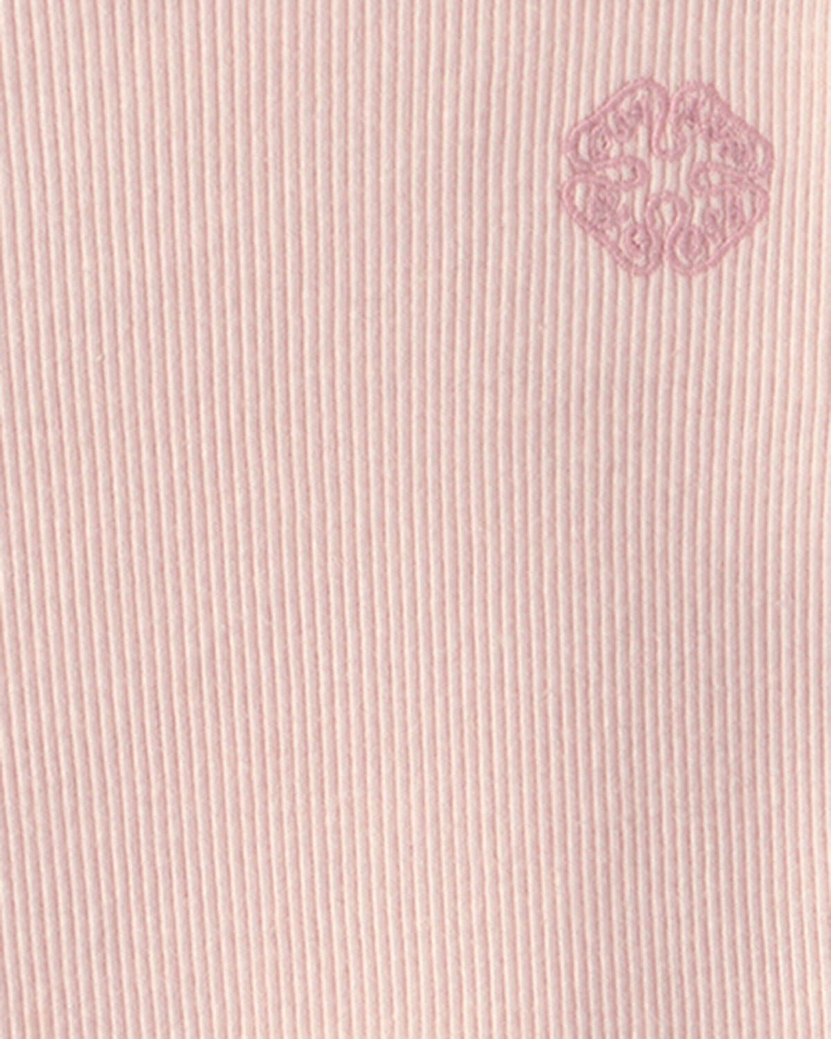Toddler Girl OshKosh Logo Ribbed Tee - Pink - Image 2
