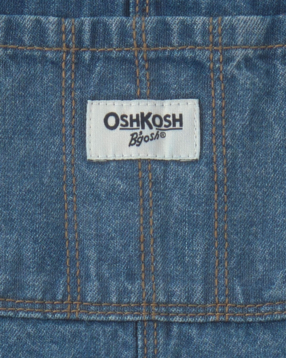 Toddler Girl Wide-Leg Overalls - Medium Wash - Image 3