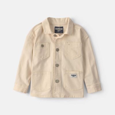 Toddler Canvas Jacket - Ivory