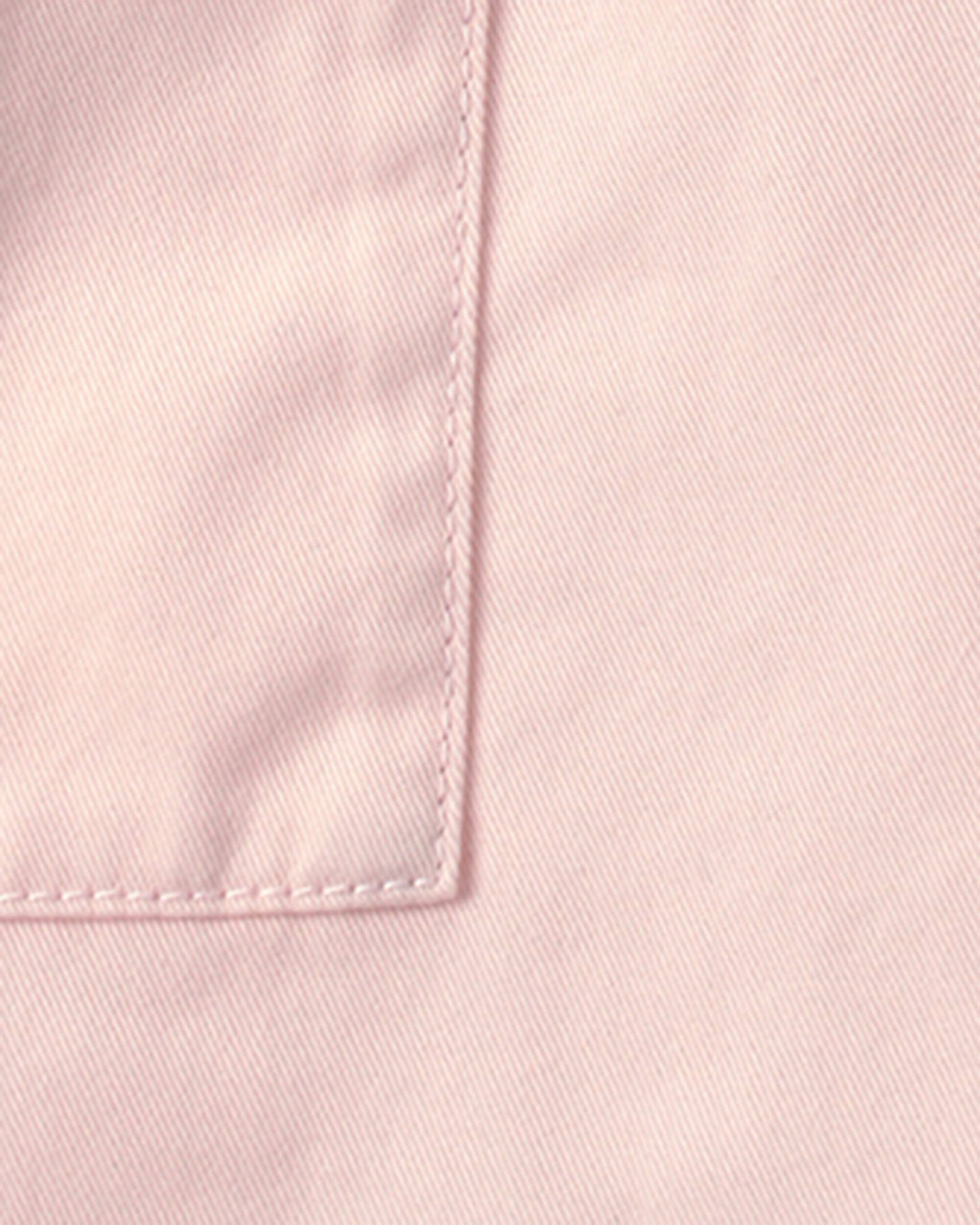 Toddler Girl Twill Button-Up Utility Dress - Pink - Image 4