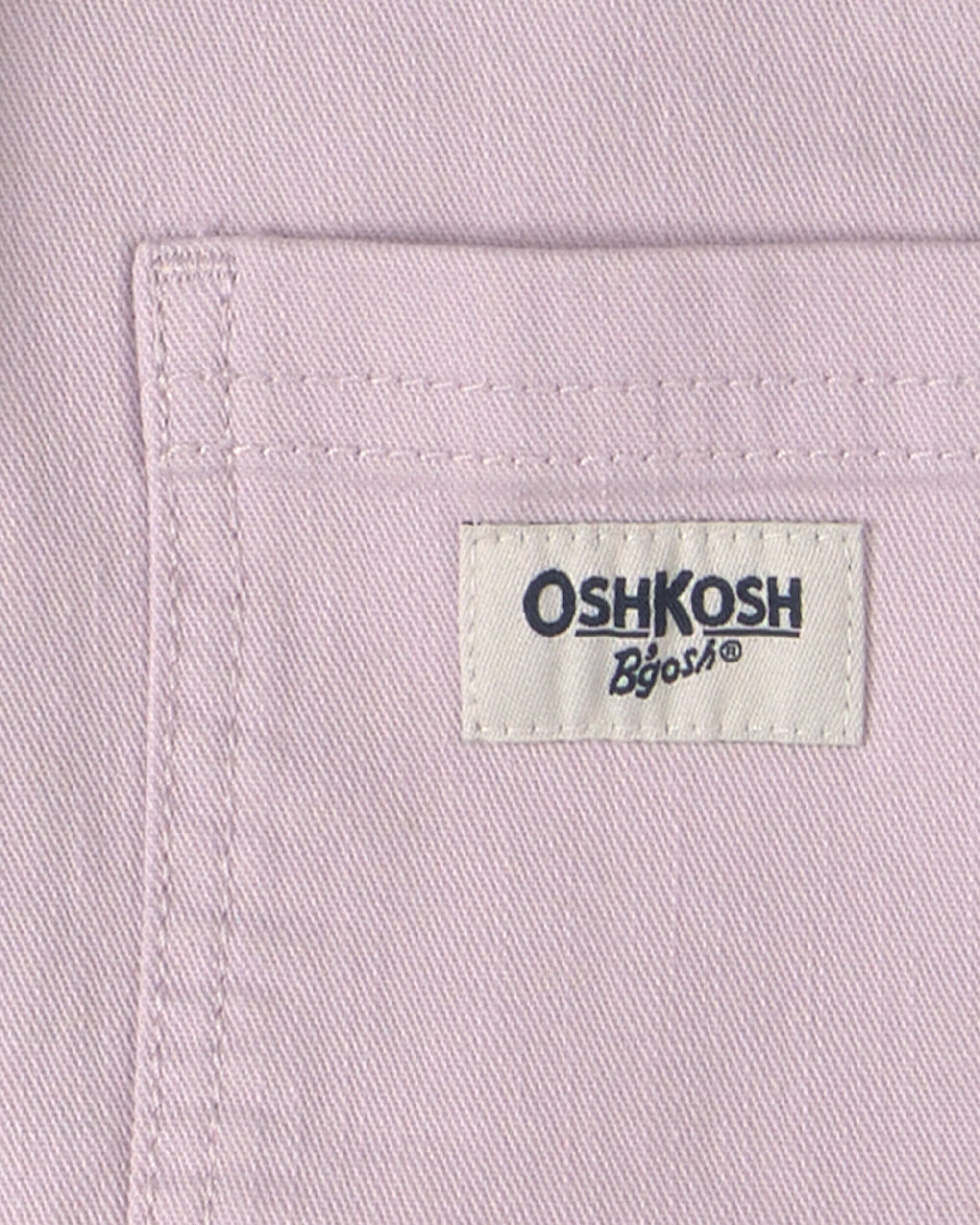 Toddler Girl Twill Bomber Jacket - Purple - Image 3