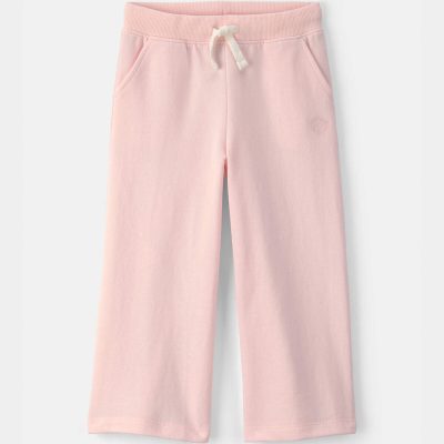 Toddler Girl French Terry Drawstring Pants - Pink
