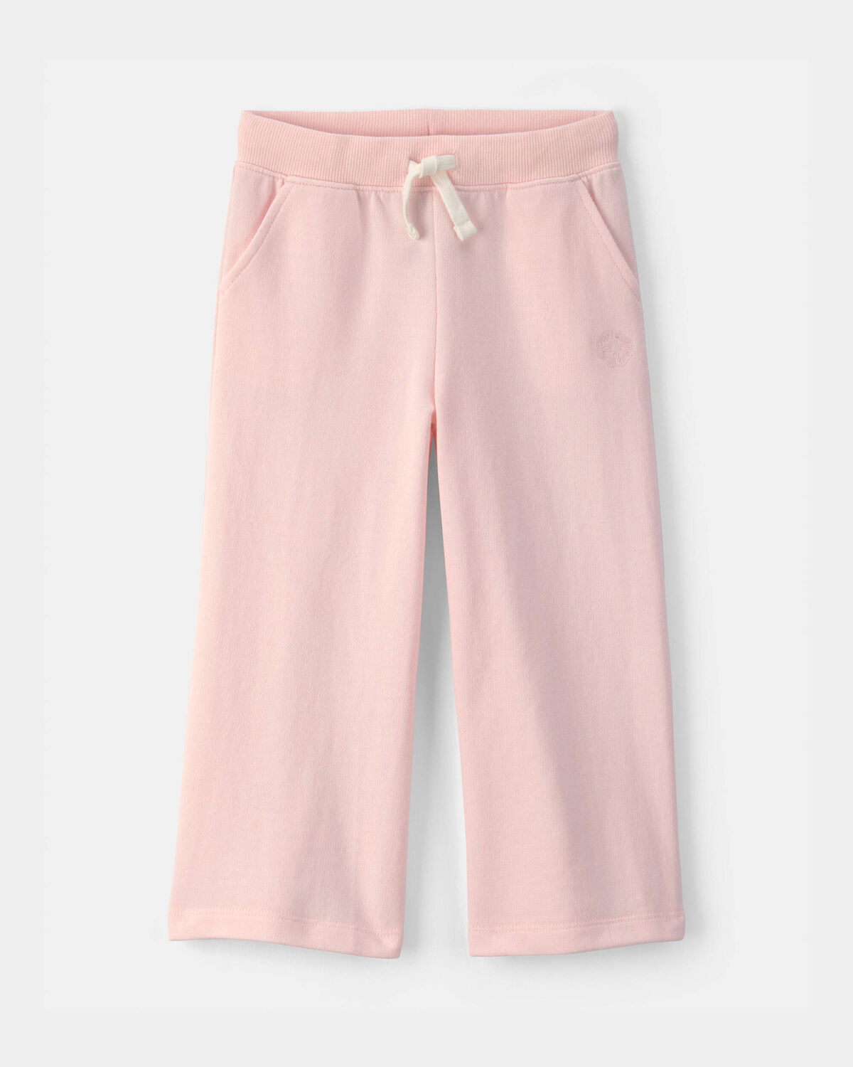 Toddler Girl French Terry Drawstring Pants - Pink