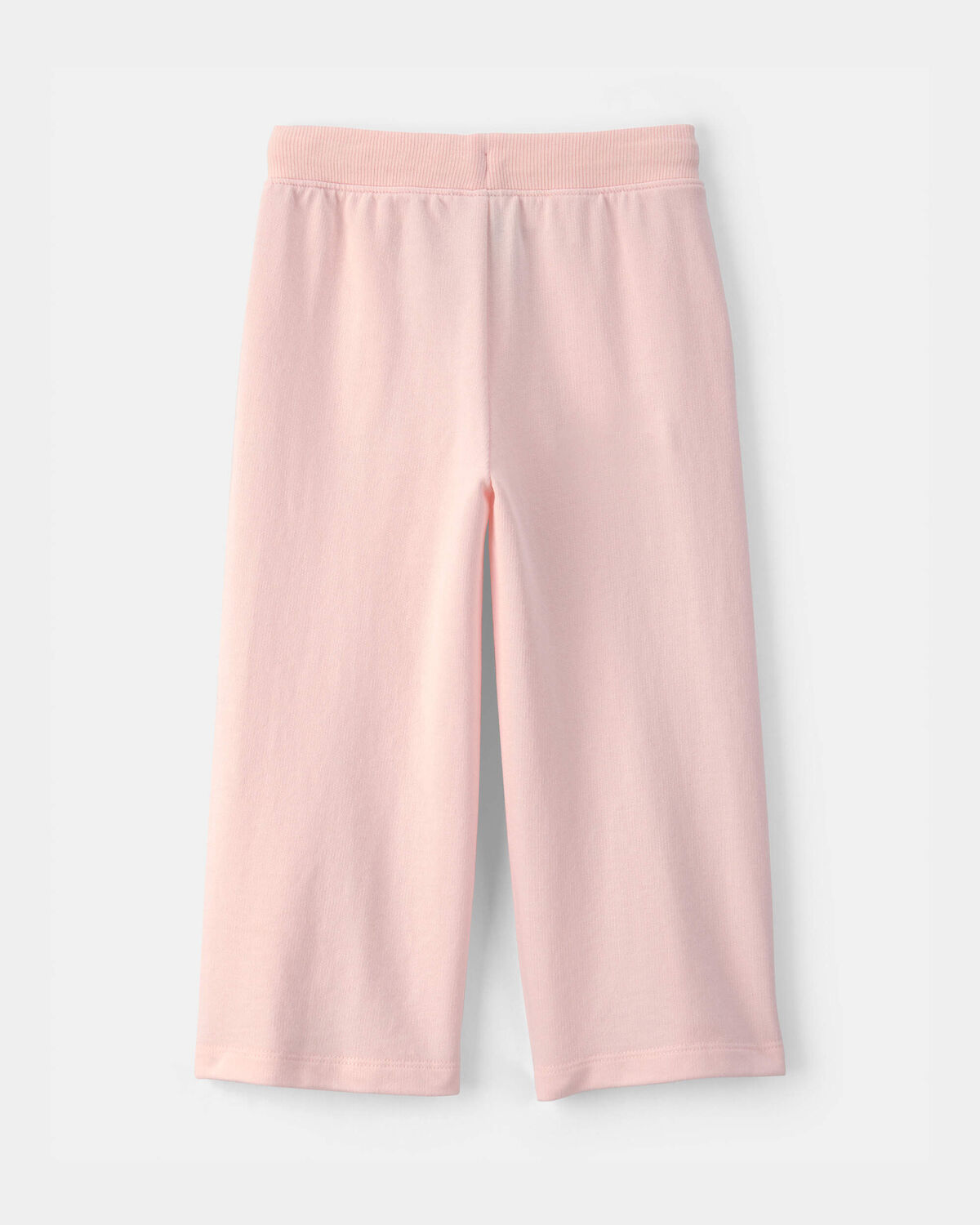 Toddler Girl French Terry Drawstring Pants - Pink - Image 2