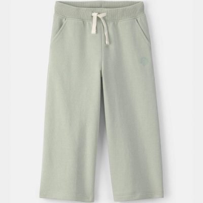 Toddler Girl French Terry Drawstring Pants - Green