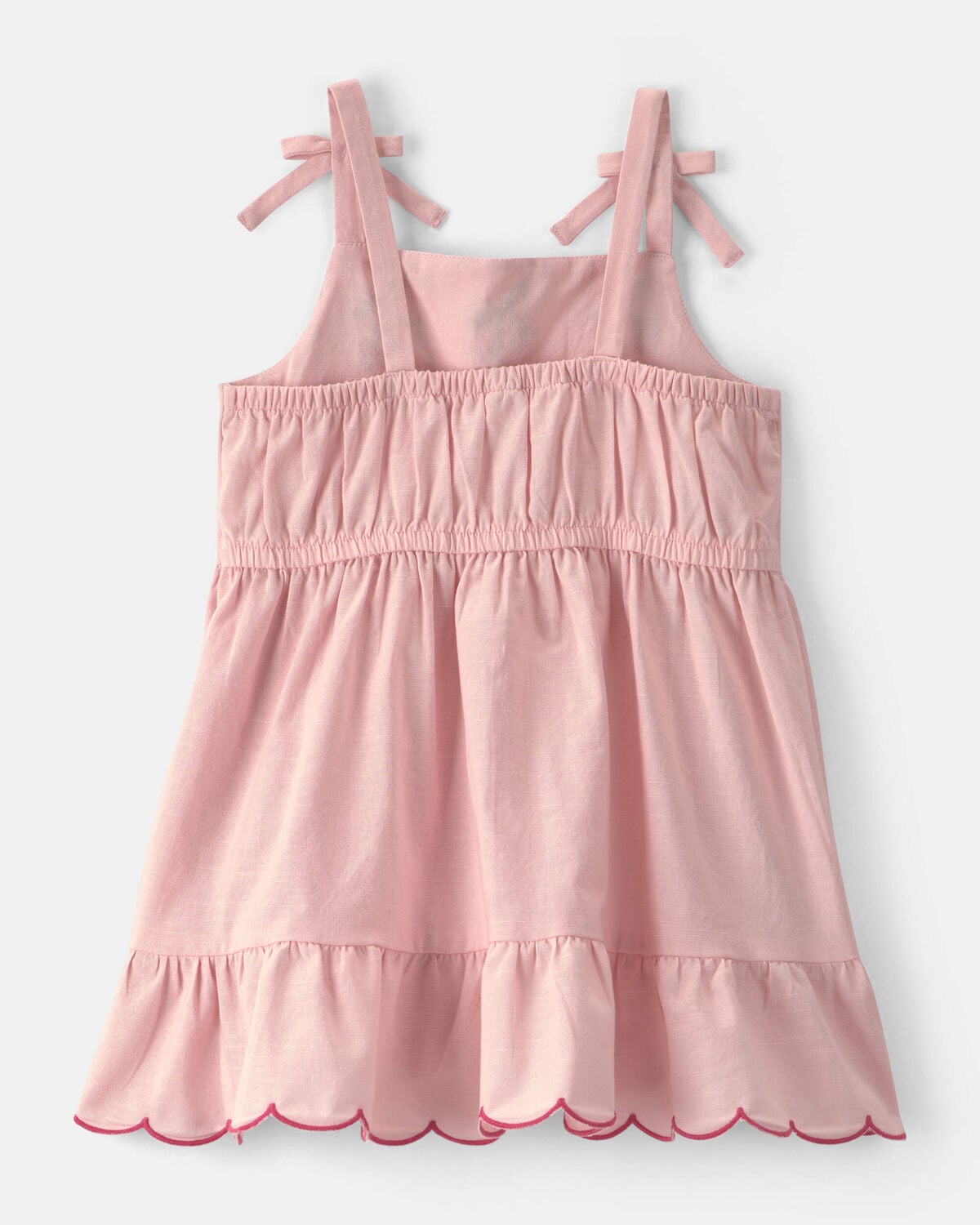 Toddler Girl Cherry Sleeveless Dress - Pink - Image 2