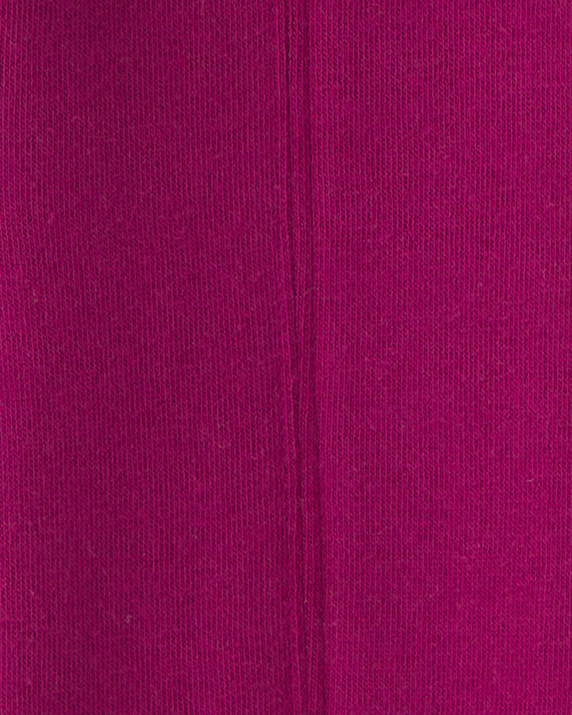 Toddler Girl 2-Piece Heart Fleece Quarter Zip & Pant Set - Pink - Image 5