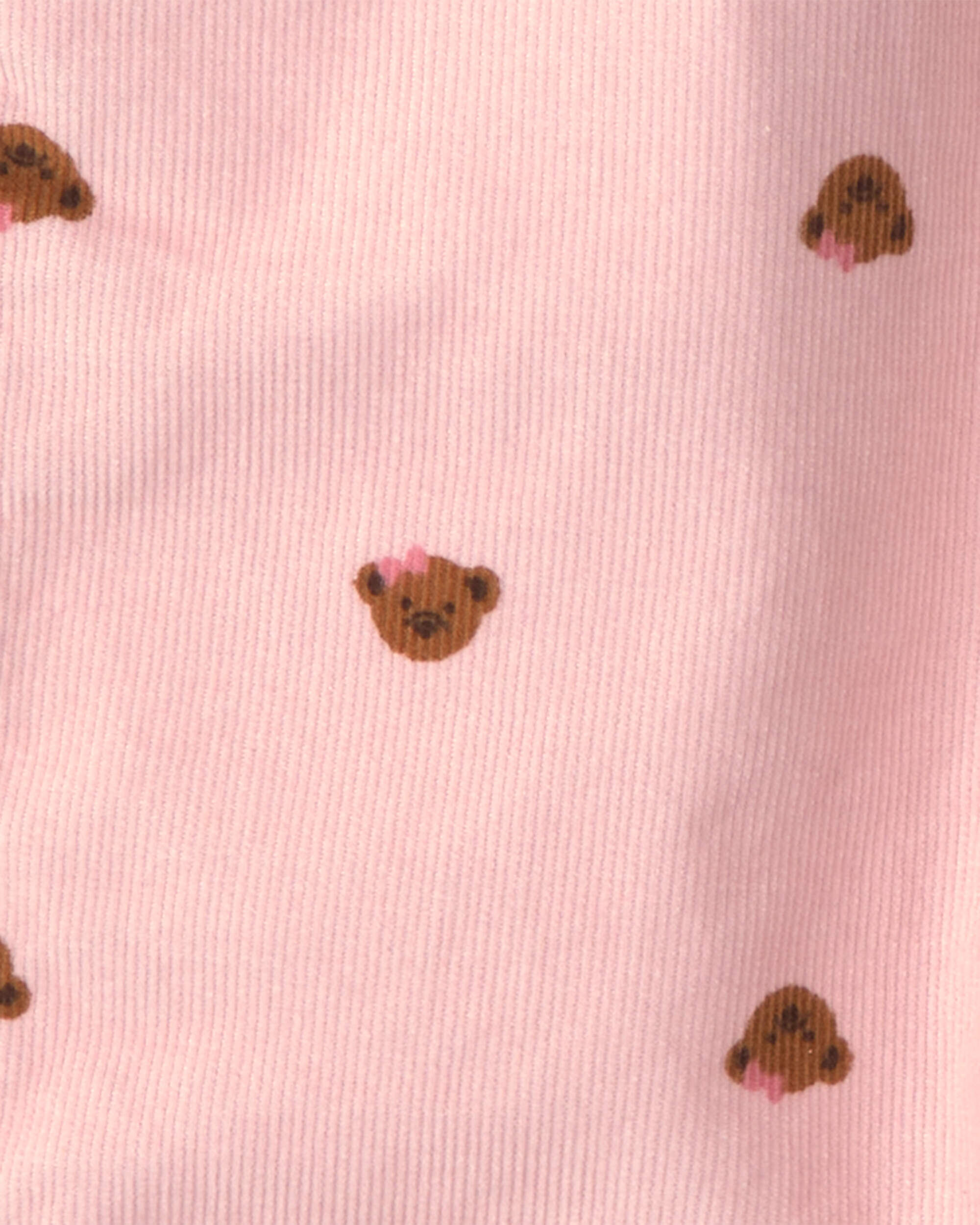 Toddler Girl Corduroy Overalls - Red - Image 5