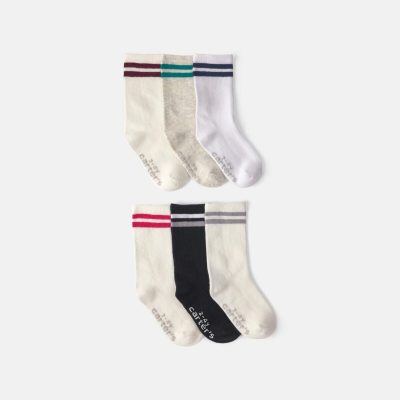 Toddler Boy 6-Pack Varsity Striped Crew Socks