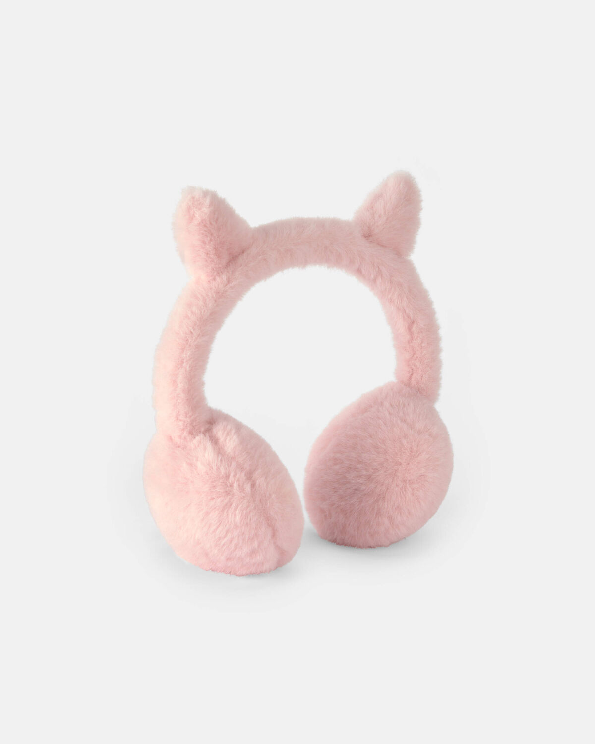 Toddler Girl Cat Earmuffs - Pink