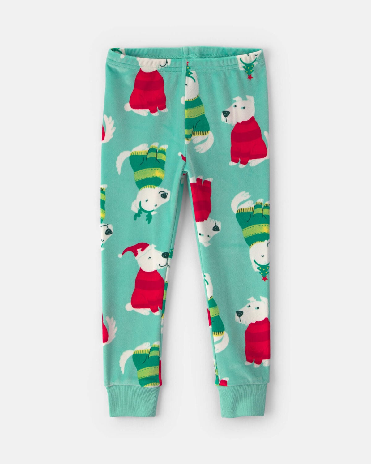 Toddler 2-Piece Christmas DreamPlush Snug Fit Pajama Set - Green - Image 2