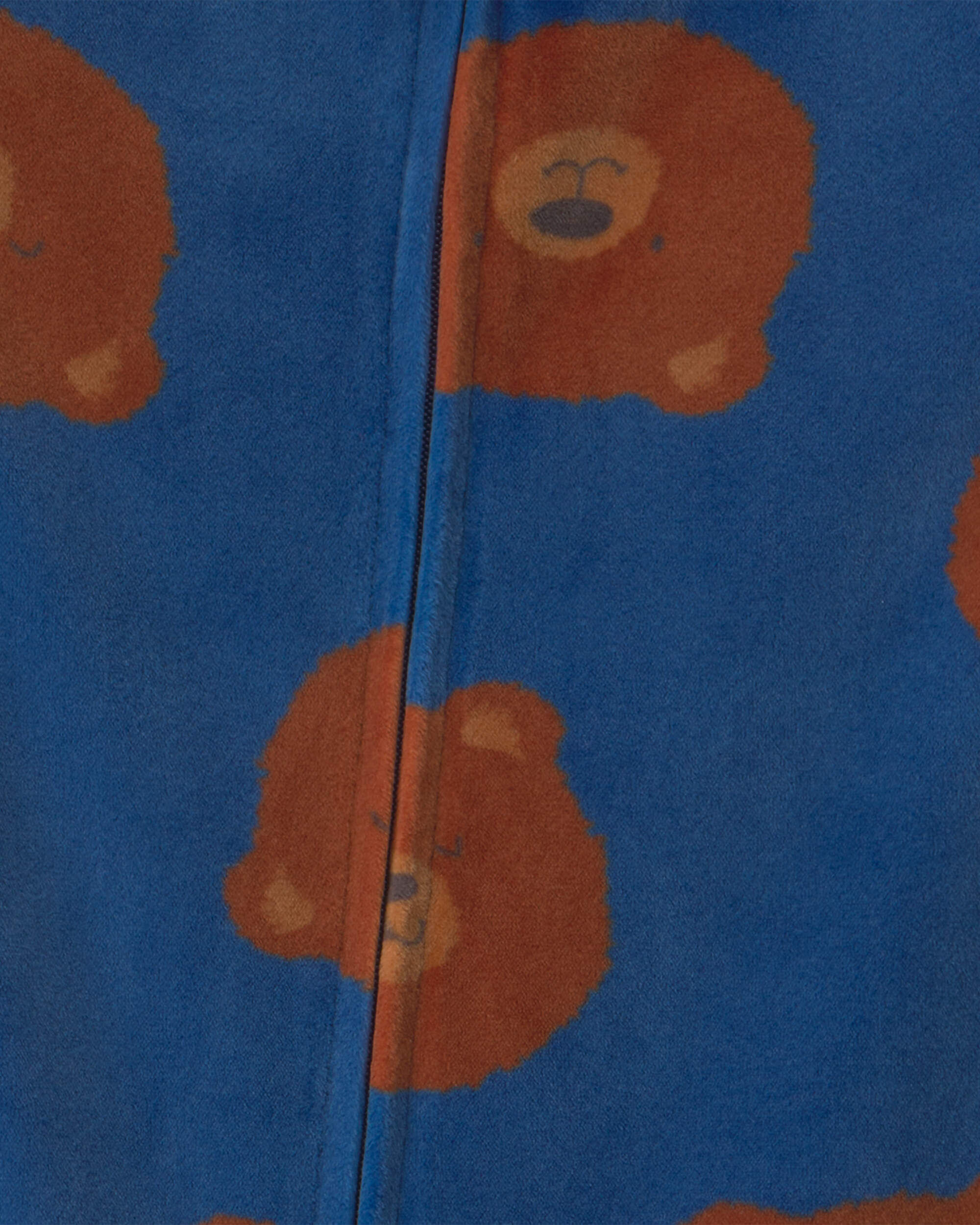Toddler Boy 1-Piece Cars DreamPlush Snug Fit Pajama - Blue - Image 5