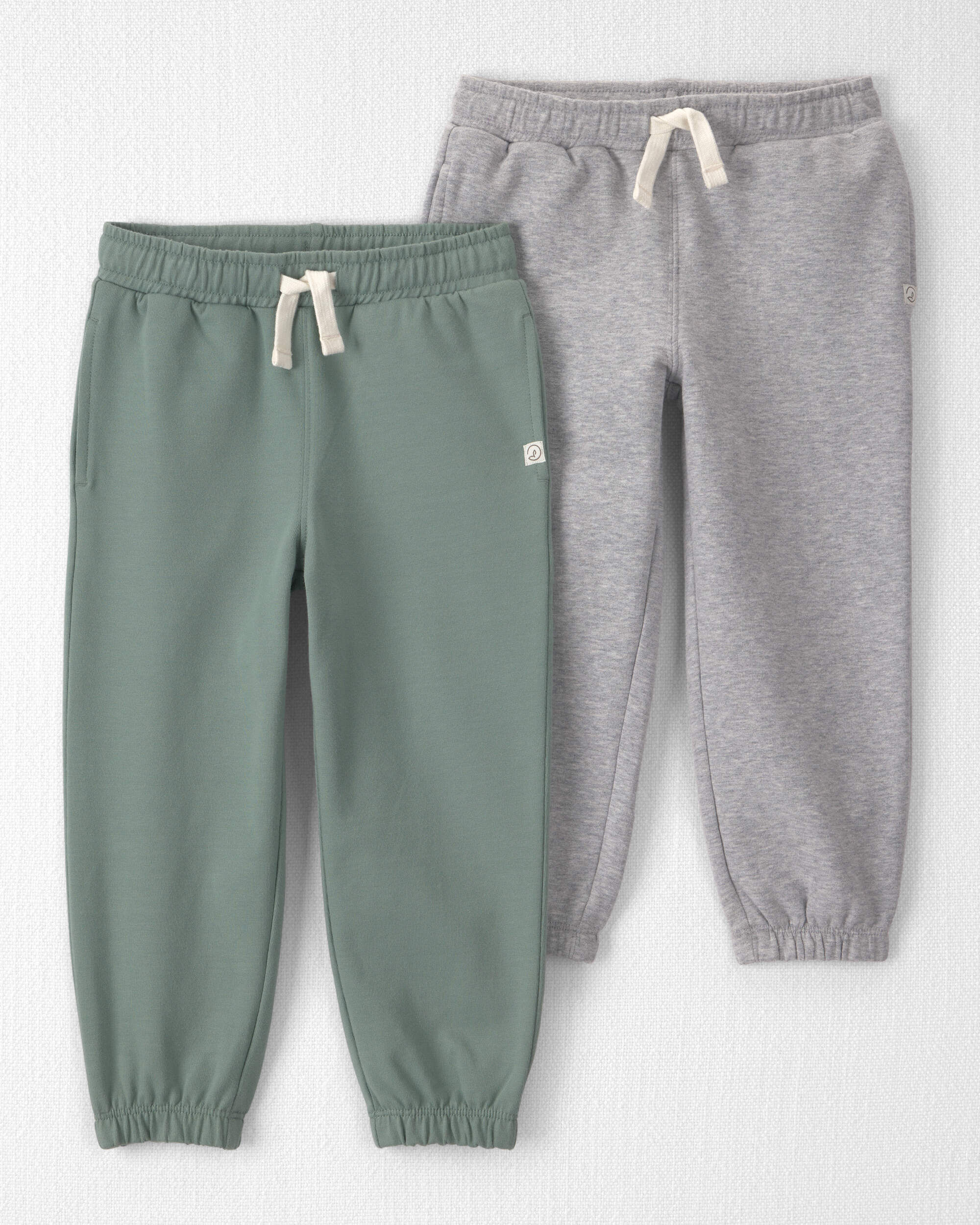 Toddler 2-Pack Organic Cotton French Terry Joggers - Image 6