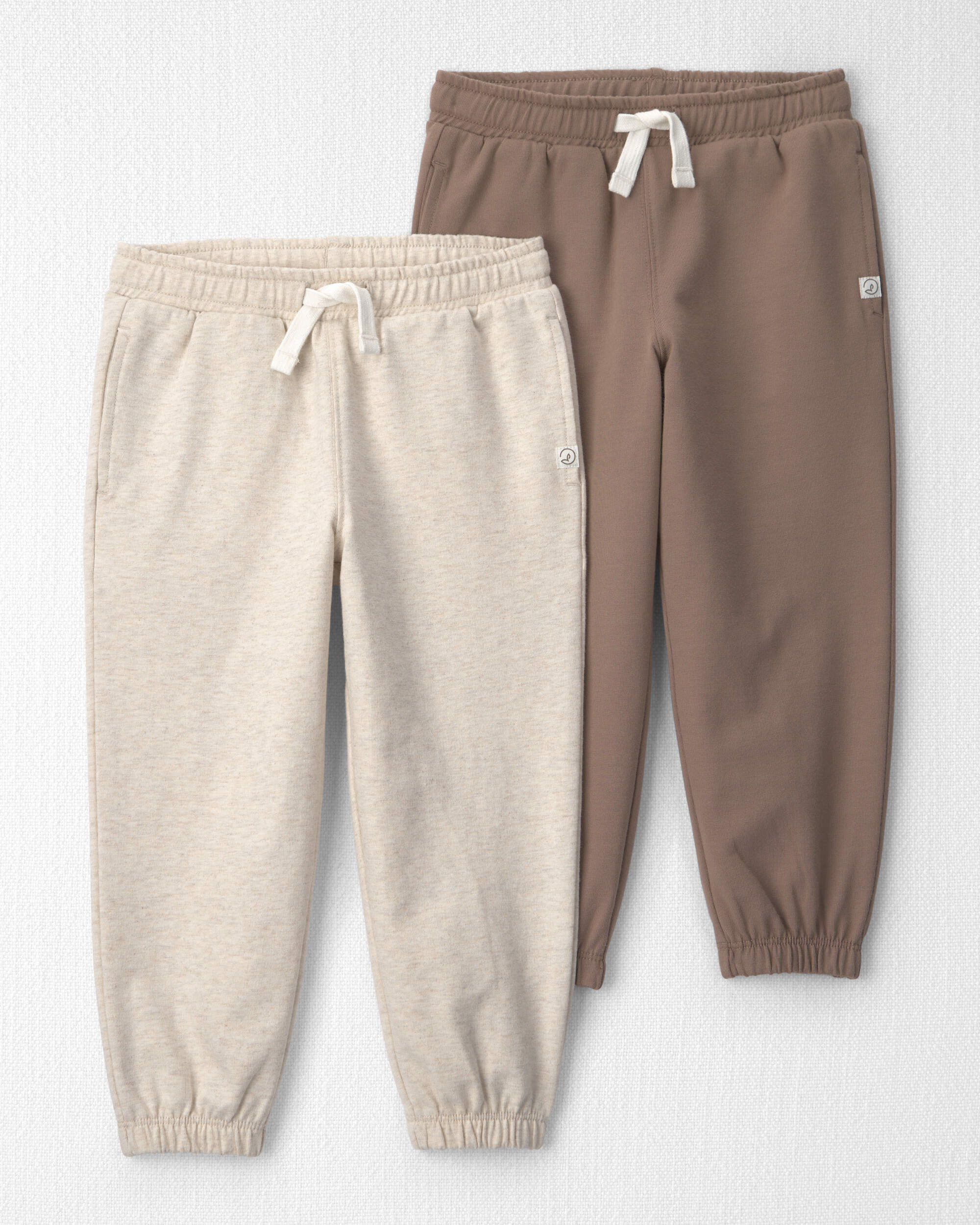 Toddler 2-Pack Organic Cotton French Terry Joggers - Image 6