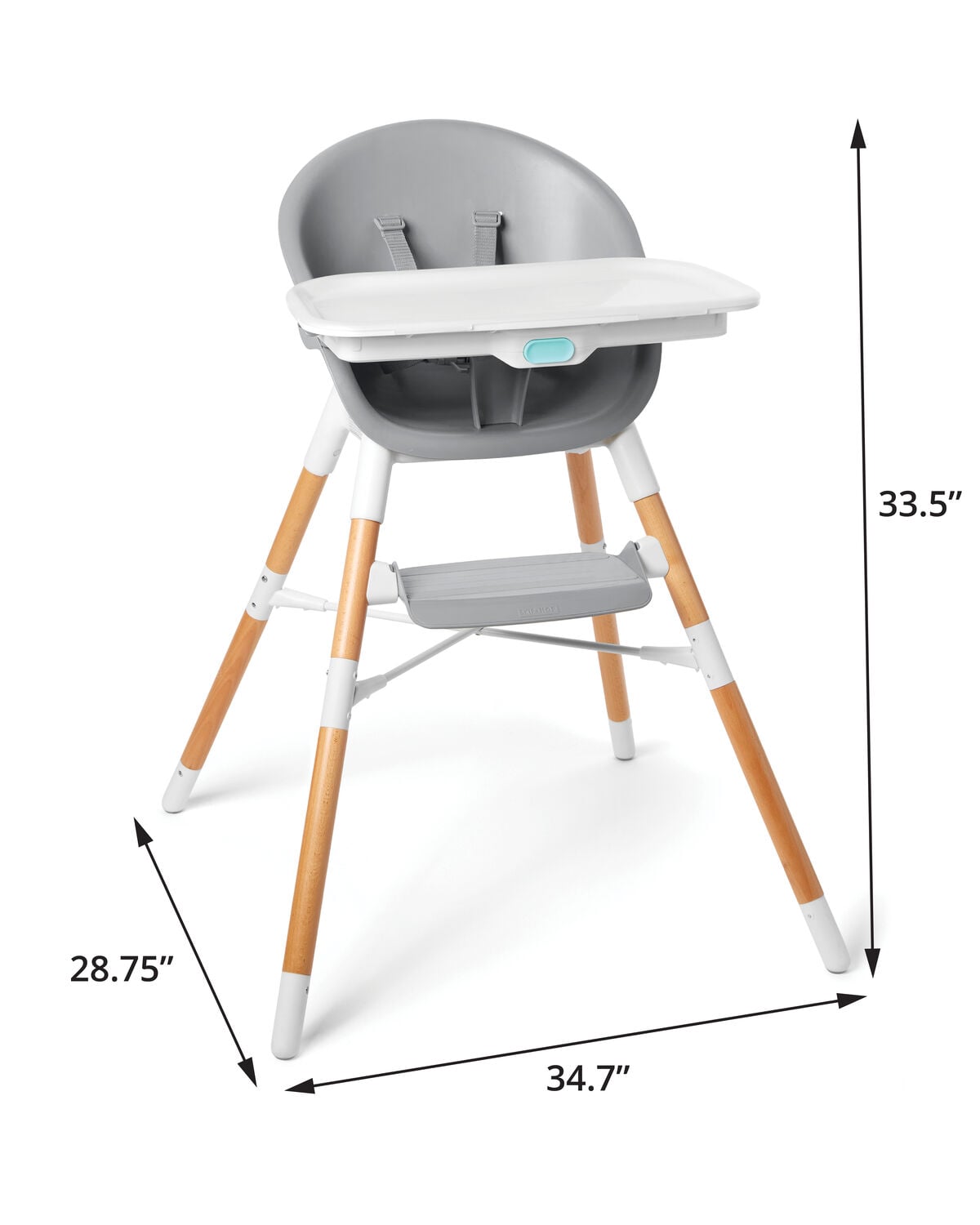 EON 4-in-1 High Chair - Slate Blue - Image 4