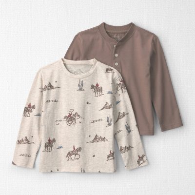 Toddler Boy 2-Pack Organic Cotton Tops