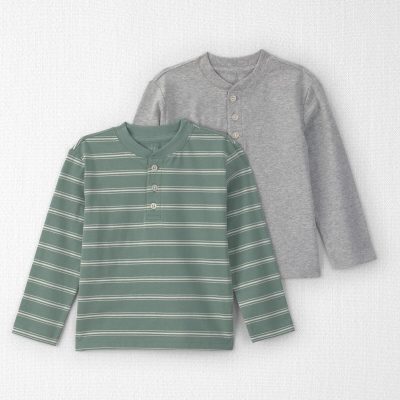 Toddler Boy 2-Pack Organic Cotton Tops