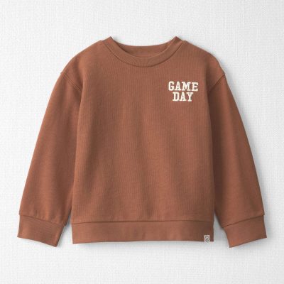Toddler Organic Cotton 'Game Day' French Terry Sweatshirt