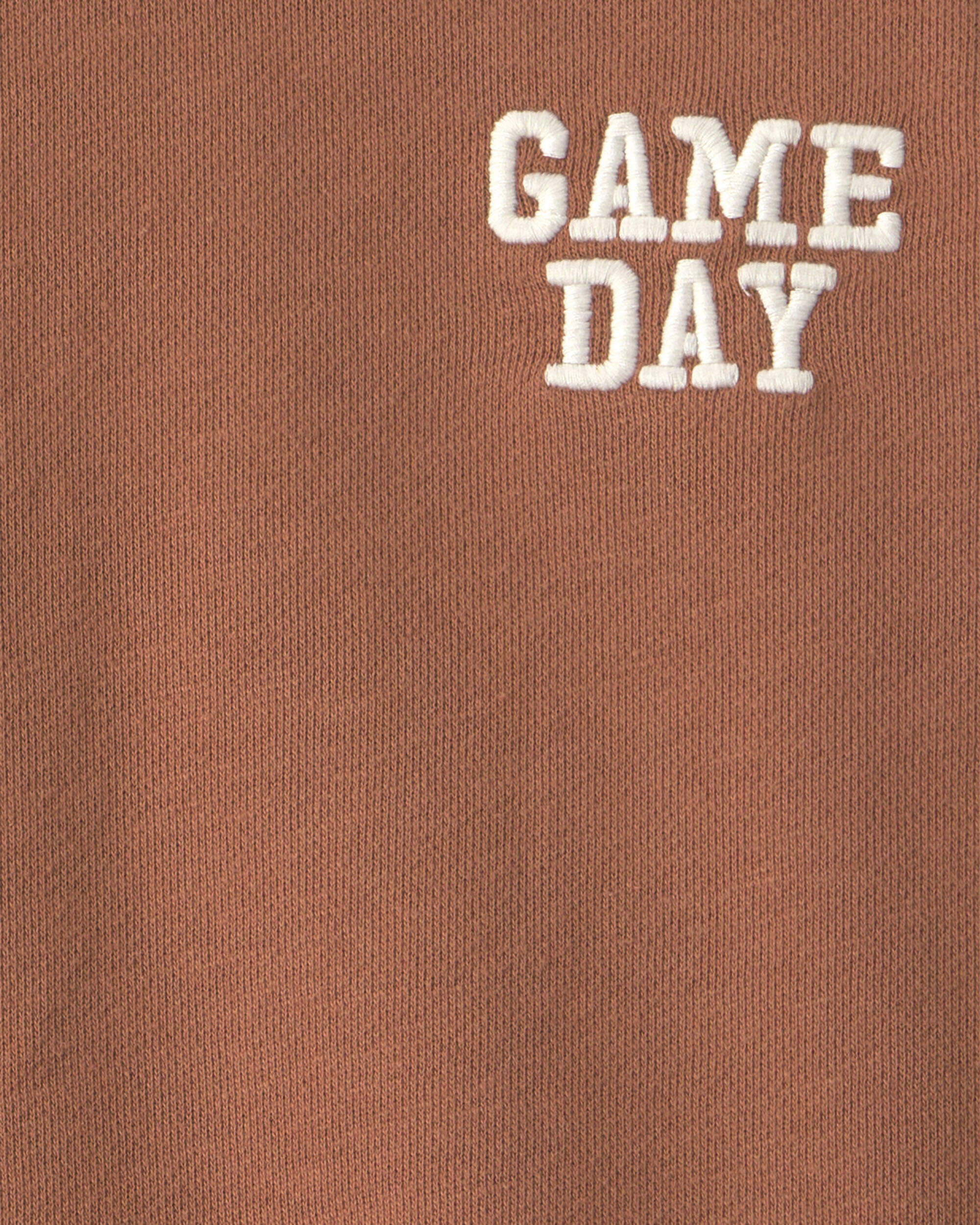Toddler Organic Cotton 'Game Day' French Terry Sweatshirt - Image 6