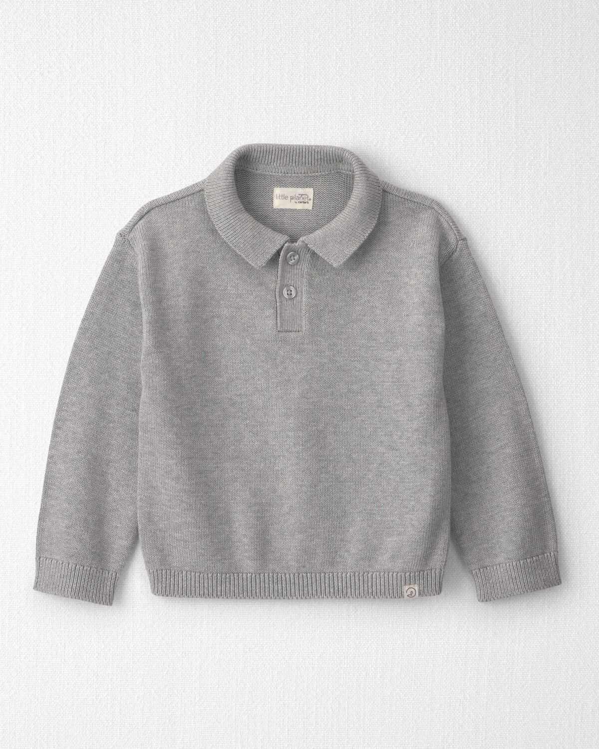 Toddler Boy Organic Cotton Sweater Knit Polo