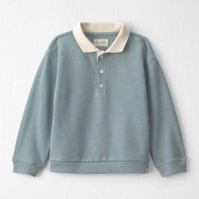 Toddler Boy Organic Cotton French Terry Polo