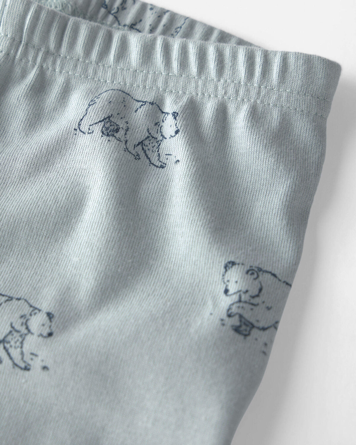 Toddler 2-Piece Organic Cotton Pajamas in Winter Bears - Image 2