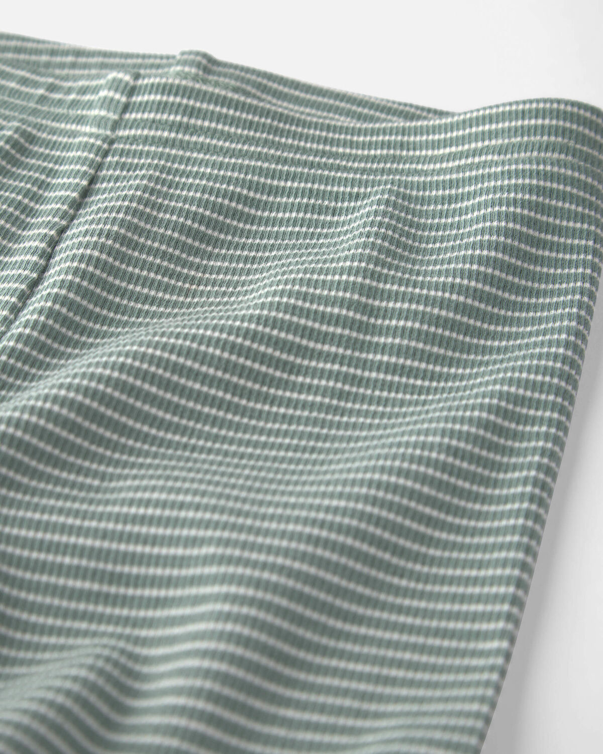 Toddler 2-Piece Organic Cotton Ribbed Pajamas in Stripes - Image 2